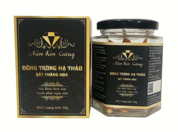 Đông trùng hạ thảo sấy thăng hoa Ngọc Rồng 10g